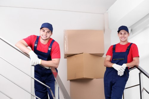 Risk assessment being carried out in a storage facility aisle