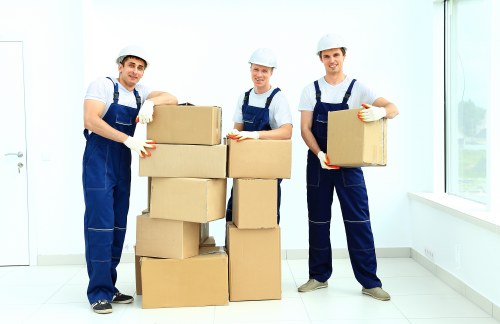 Team loading furniture during a Charlton move
