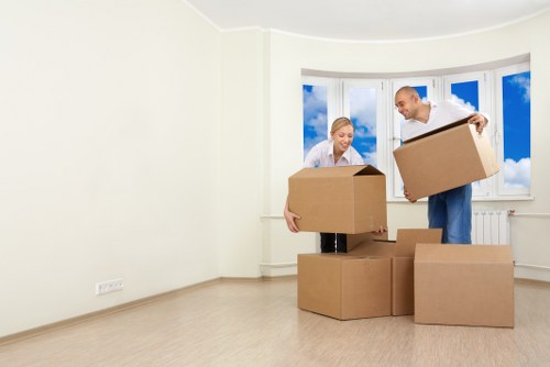Compact space-saving office storage setup in Charlton