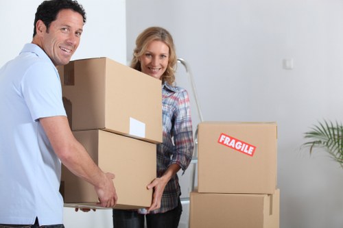 Clean and organized furniture storage space in Charlton